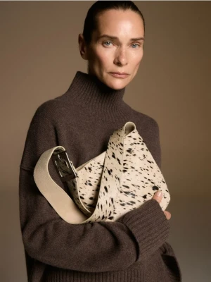 Reserved - Skórzana torebka na ramię - wielobarwny