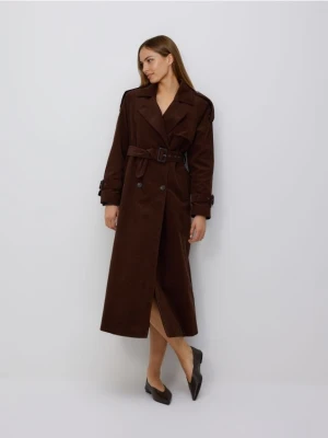 Reserved - Skórzane baleriny - bordowy