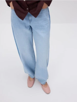 Reserved - Skórzane baleriny - pastelowy róż