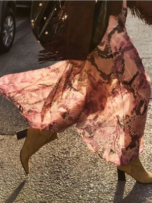 Reserved - Skórzane botki - brązowy