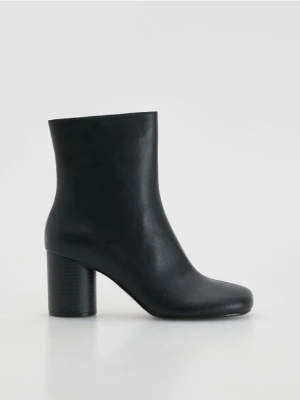 Zdjęcie produktu Reserved - Skórzane botki - czarny