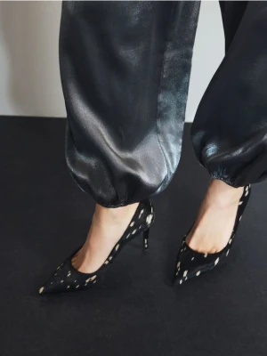 Reserved - Skórzane czółenka - wielobarwny