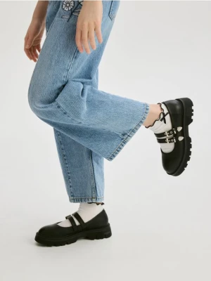 Zdjęcie produktu Reserved - Skórzane loafersy - czarny