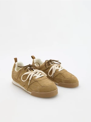Zdjęcie produktu Reserved - Skórzane sneakersy - beżowy