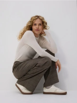 Reserved - Skórzane sneakersy - biały