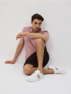 Reserved - Skórzane sneakersy - biały