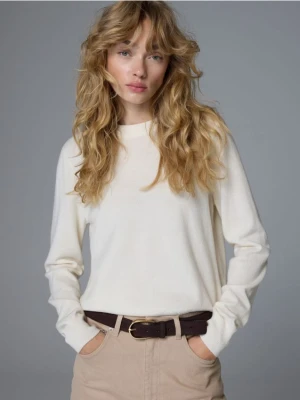 Reserved - Skórzany pasek - ciemnobrązowy