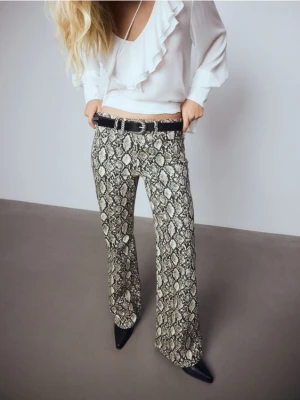 Reserved - Skórzany pasek z włosem - czarny