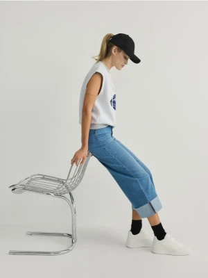 Zdjęcie produktu Reserved - Sneakersy na grubej podeszwie - biały