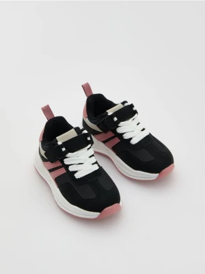 Reserved - Sneakersy na rzepy - czarny