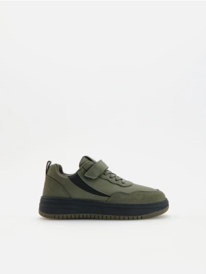 Reserved - Sneakersy na rzepy - zielony