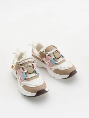 Reserved - Sneakersy Pusheen - złamana biel