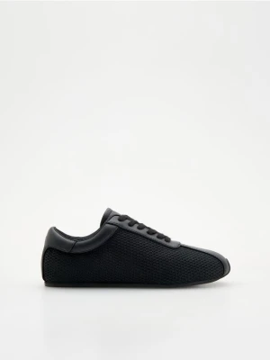 Reserved - Sneakersy z łączonych materiałów - czarny