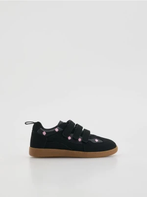 Reserved - Sneakersy z łączonych materiałów - czarny