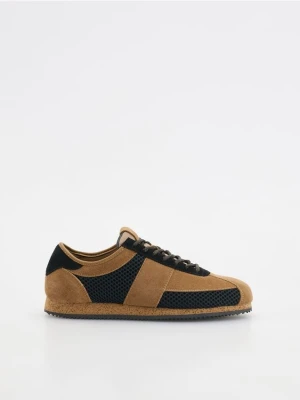 Reserved - Sneakersy z łączonych materiałów - wielobarwny