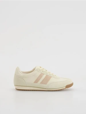 Reserved - Sneakersy z łączonych materiałów - wielobarwny