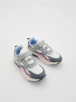 Reserved - Sneakersy z zapięciem na rzep - jasnoszary