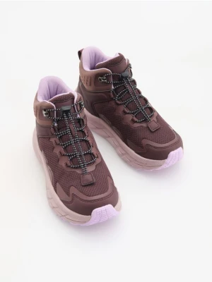 Reserved - Sneakersy za kostkę - bordowy