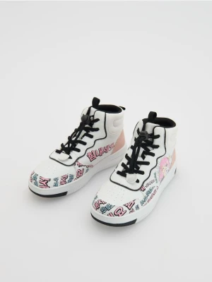 Reserved - Sneakersy za kostkę - złamana biel