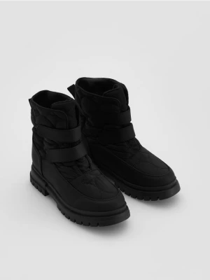 Reserved - Śniegowce na rzepy - czarny