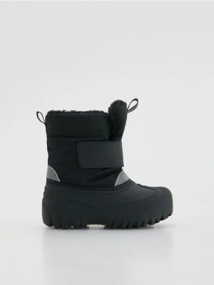 Reserved - Śniegowce na rzepy - czarny