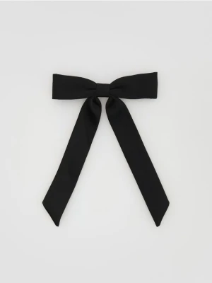 Reserved - Spinka do włosów z kokardą - czarny
