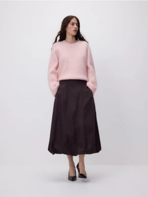 Reserved - Spódnica bombka - brązowy