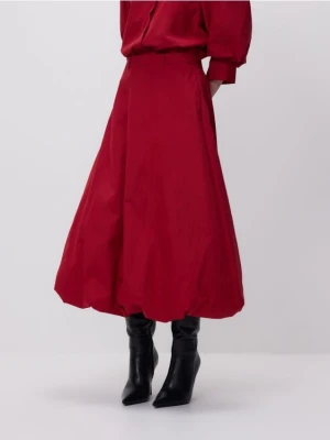 Reserved - Spódnica bombka - czerwony