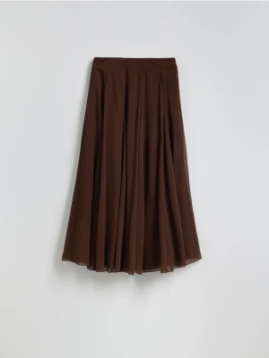 Reserved - Spódnica maxi - ciemnobrązowy