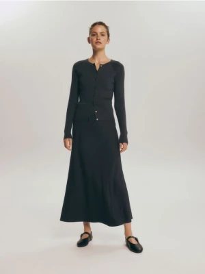 Reserved - Spódnica maxi - ciemnoszary