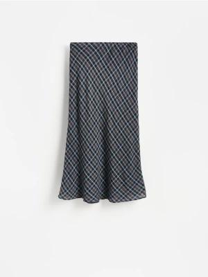 Reserved - Spódnica maxi w kratę - wielobarwny