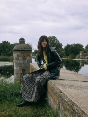 Reserved - Spódnica maxi z falbaną - wielobarwny