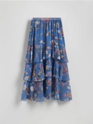 Zdjęcie produktu Reserved - Spódnica maxi z falbanami - wielobarwny
