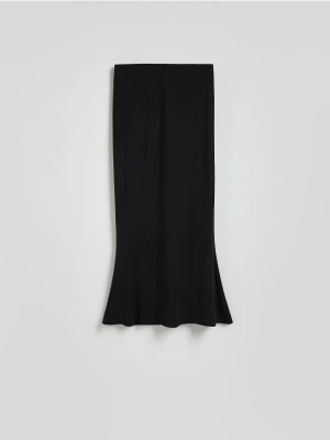Reserved - Spódnica maxi z modalu - czarny