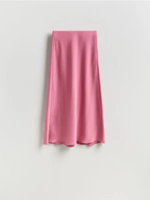 Reserved - Spódnica midi - brudny róż
