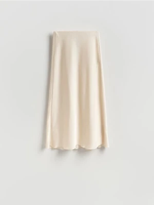 Reserved - Spódnica midi - kremowy