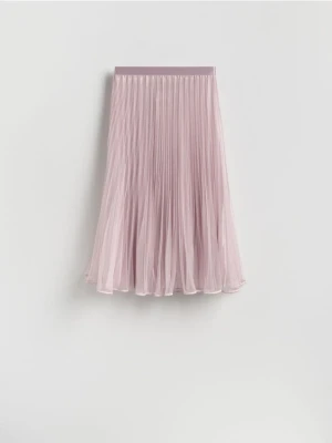 Reserved - Spódnica midi - pastelowy róż