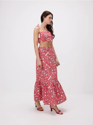 Reserved - Spódnica midi - wielobarwny