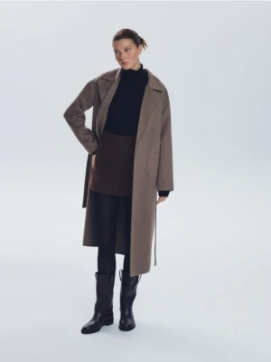 Reserved - Spódnica mini - ciemnobrązowy