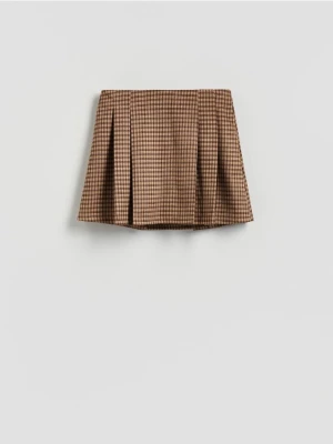 Reserved - Spódnica mini w kratę - wielobarwny