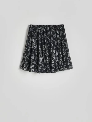 Reserved - Spódnica mini w kwiaty - wielobarwny