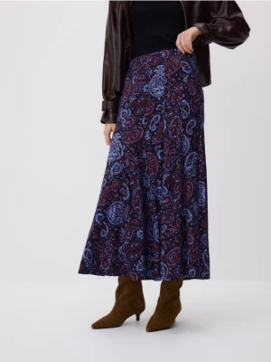 Reserved - Spódnica w autorski wzór - wielobarwny