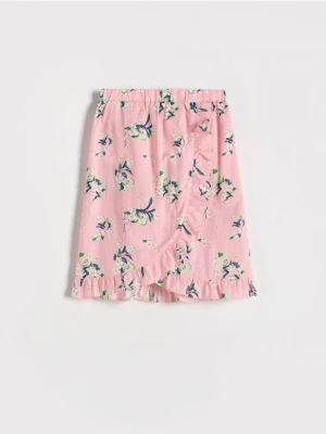 Reserved - Spódnica w kwiaty - różowy