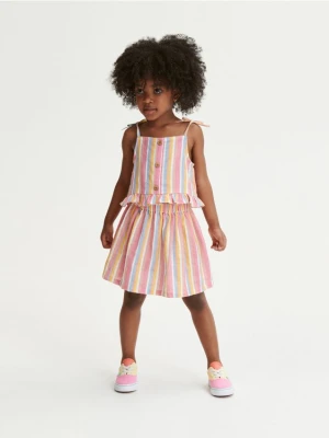 Reserved - Spódnica w paski - wielobarwny