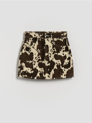 Reserved - Spódnica w zwierzęcy wzór - wielobarwny