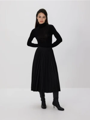 Reserved - Spódnica z aplikacją - czarny