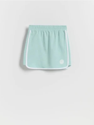 Reserved - Spódnica z haftem - jasnoturkusowy