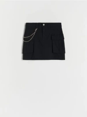 Reserved - Spódnica z kieszeniami - czarny
