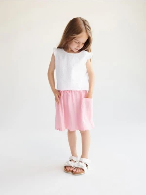 Reserved - Spódnica z kieszeniami - różowy