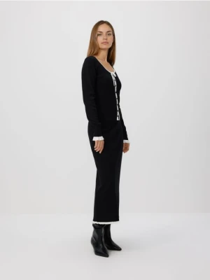 Reserved - Spódnica z kontrastowym wykończeniem - wielobarwny